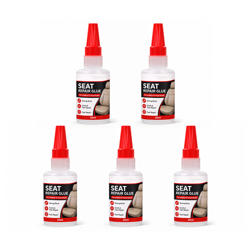 ๐50% OFF NOW! Quick Dry Car Seat Leather Repair Glueโ Precision Nozzle Vinyl & Leather Adhesive, Permanent Bond Repair Glue for Car Seats, Sofas & Leather Furnitures