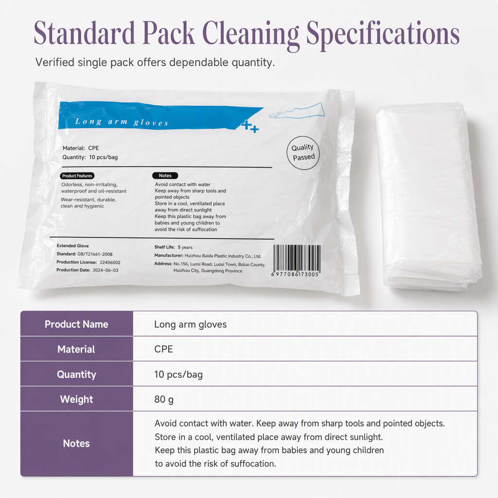 🧪 Chemical Safety 2026 | Disposable Long Gloves | Full Protection & Durable 🛡️