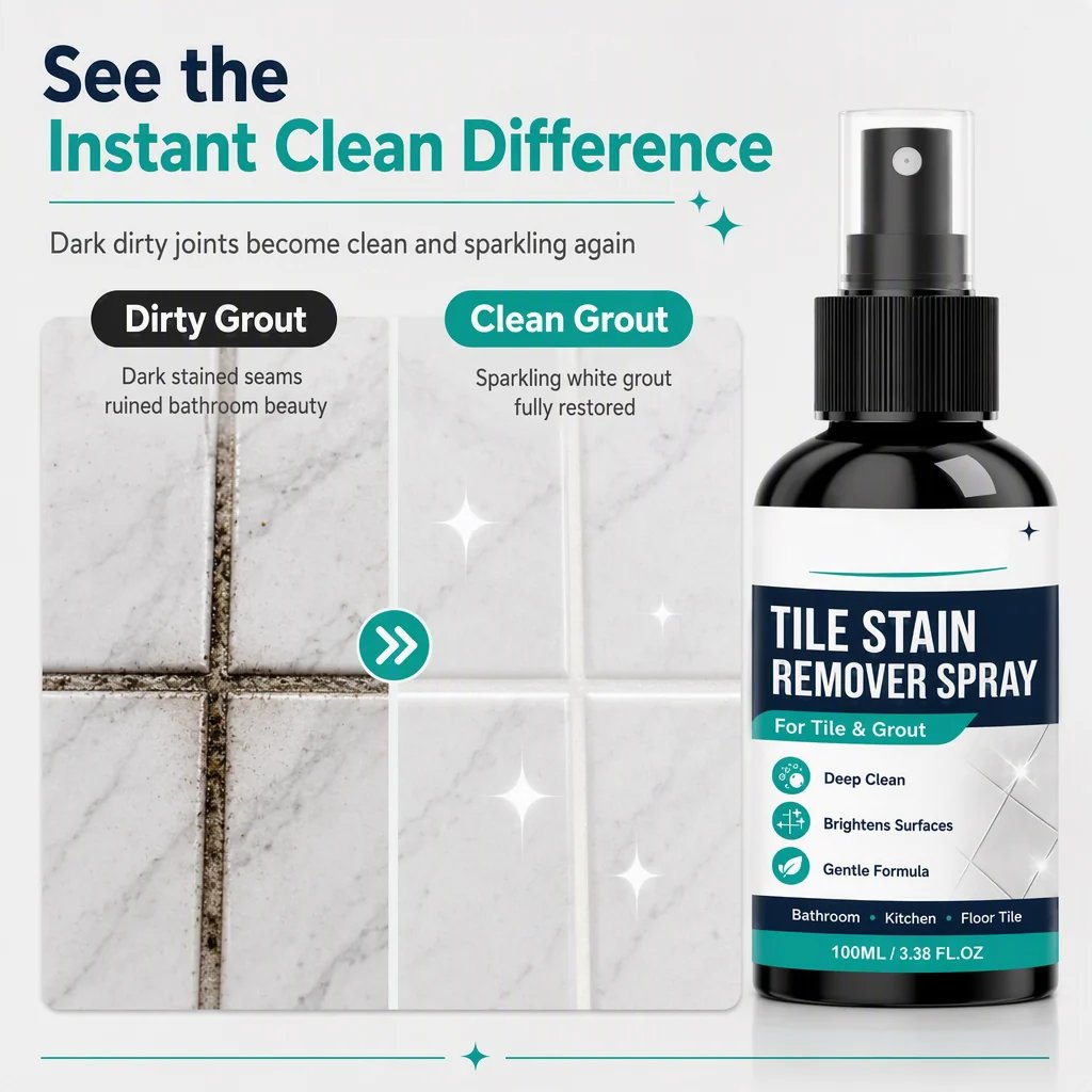Grout Stain & Mold Remover Spray