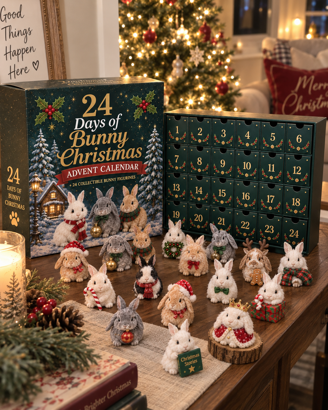 🐇 2026 Christmas Bunny Advent Calendar - 24 Days of Cute Bunny Surprises ✨