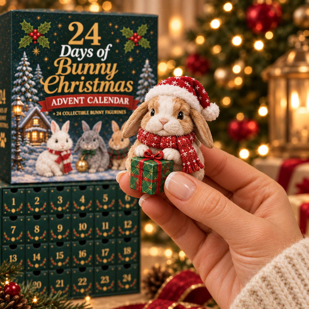 🐇 2026 Christmas Bunny Advent Calendar - 24 Days of Cute Bunny Surprises ✨
