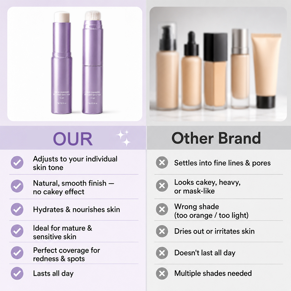 🔥⏳Final 2 Hour 76% OFF Color Changing Foundation Stick🔥