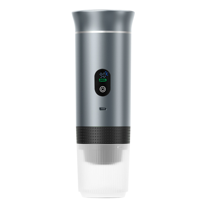 Portable Espresso Coffee Maker – 15-Bar Rechargeable Travel Coffee Machine