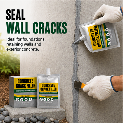 🏠 Waterproof Concrete Crack Filler for Indoor & Outdoor Use✨