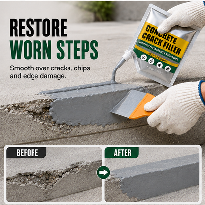 🏠 Waterproof Concrete Crack Filler for Indoor & Outdoor Use✨