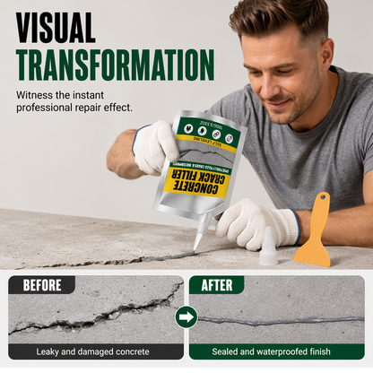 🏠 Waterproof Concrete Crack Filler for Indoor & Outdoor Use✨