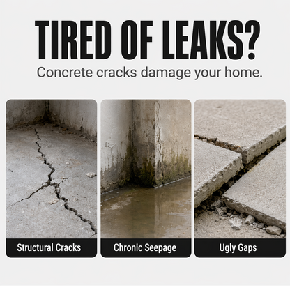 🏠 Waterproof Concrete Crack Filler for Indoor & Outdoor Use✨