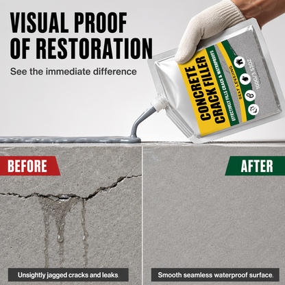 🏠 Waterproof Concrete Crack Filler for Indoor & Outdoor Use✨
