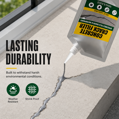 🏠 Waterproof Concrete Crack Filler for Indoor & Outdoor Use✨