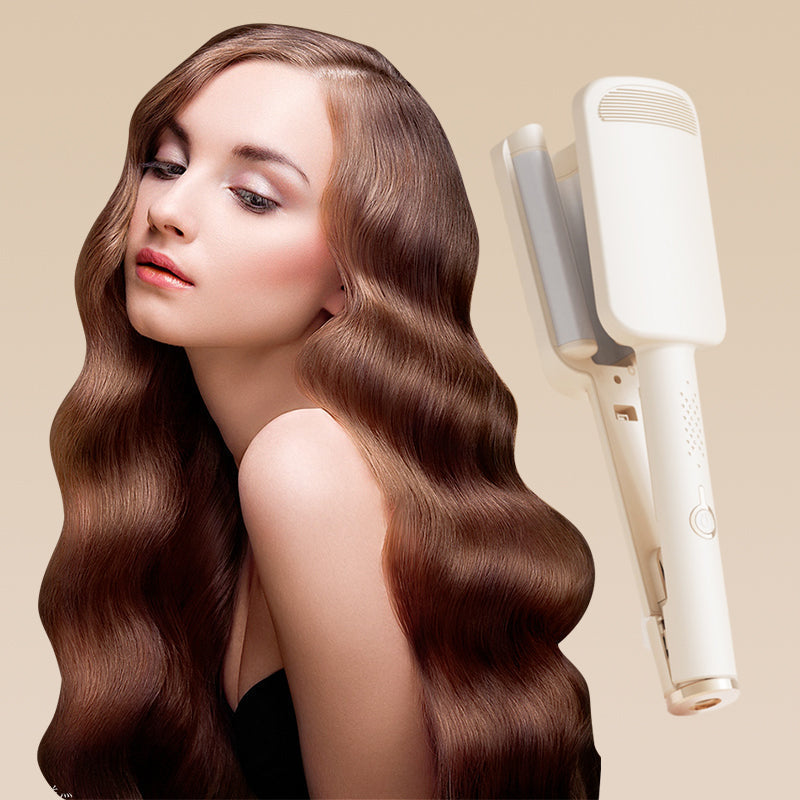 🌸 LIMITED-TIME 40% OFF!  💇‍♀️✨32MM Wavy Hair Curler – Big Bouncy Curls, 4 Adjustable Heat Settings & Negative Ion Care – Salon-Quality Styling at Home 💇‍♀️✨