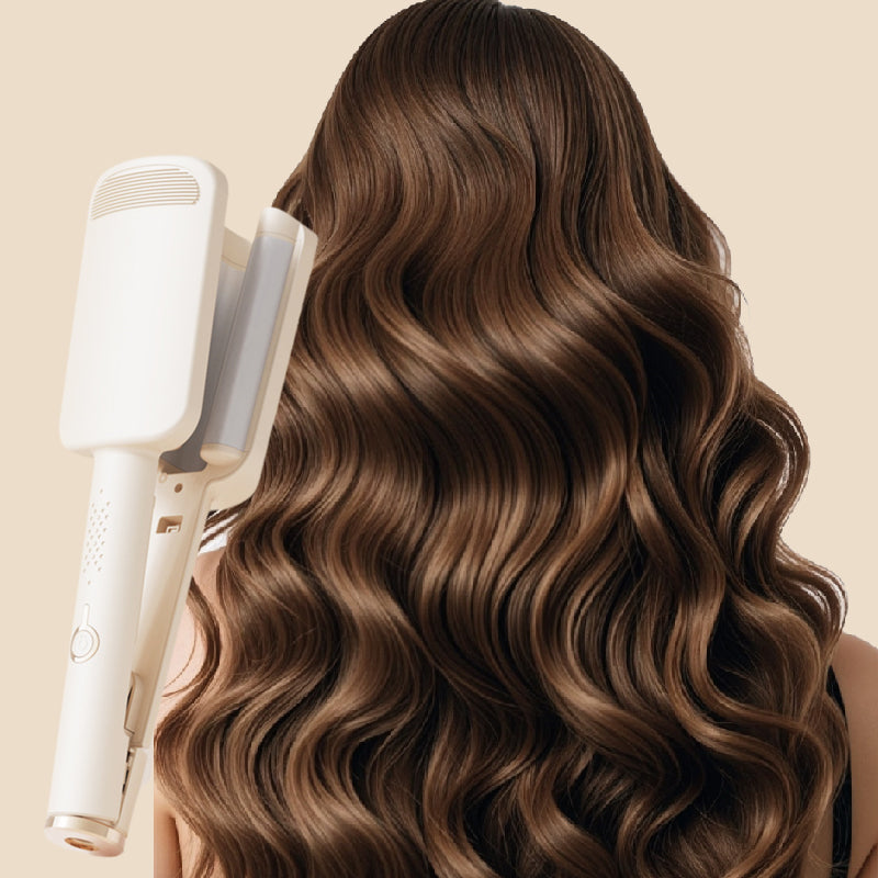 🌸 LIMITED-TIME 40% OFF!  💇‍♀️✨32MM Wavy Hair Curler – Big Bouncy Curls, 4 Adjustable Heat Settings & Negative Ion Care – Salon-Quality Styling at Home 💇‍♀️✨